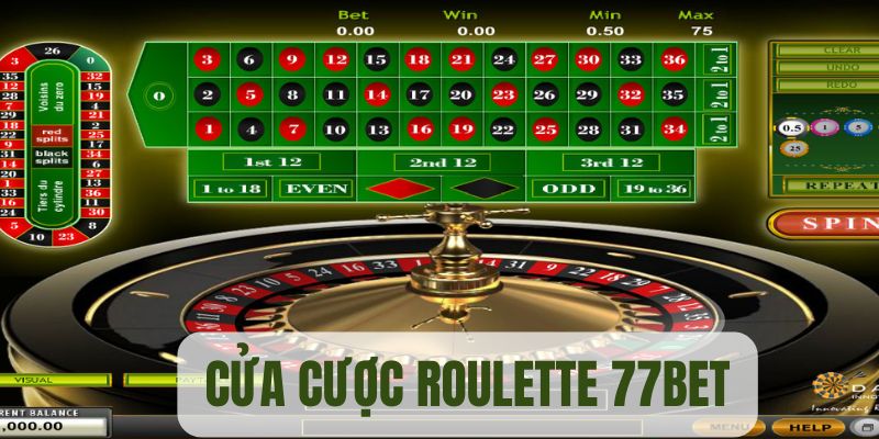 Những cửa cược trong game Roulette 